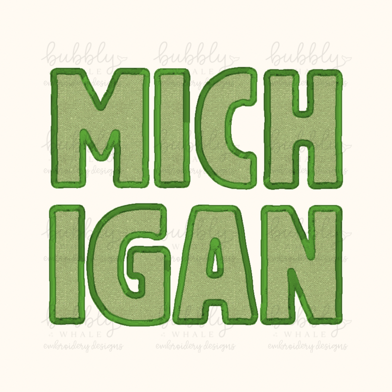 Michigan Applique