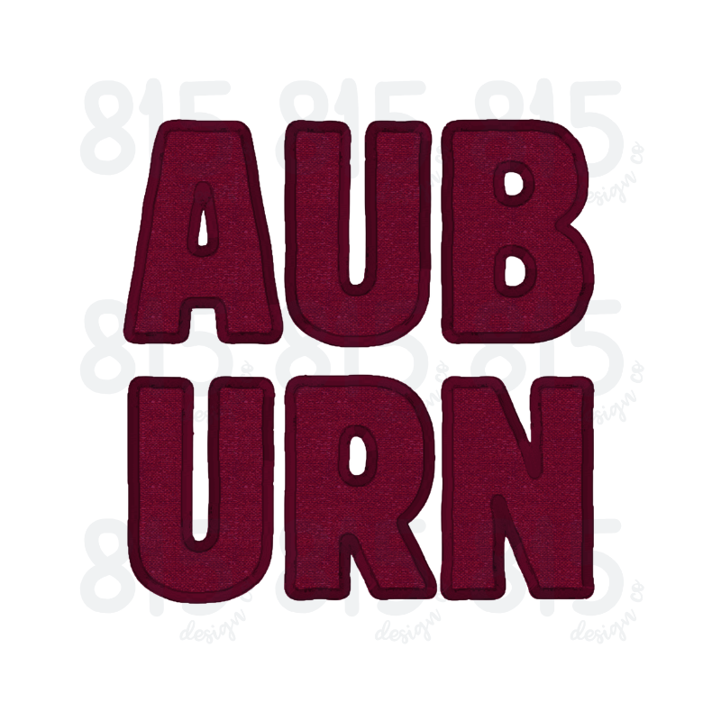 Auburn Applique