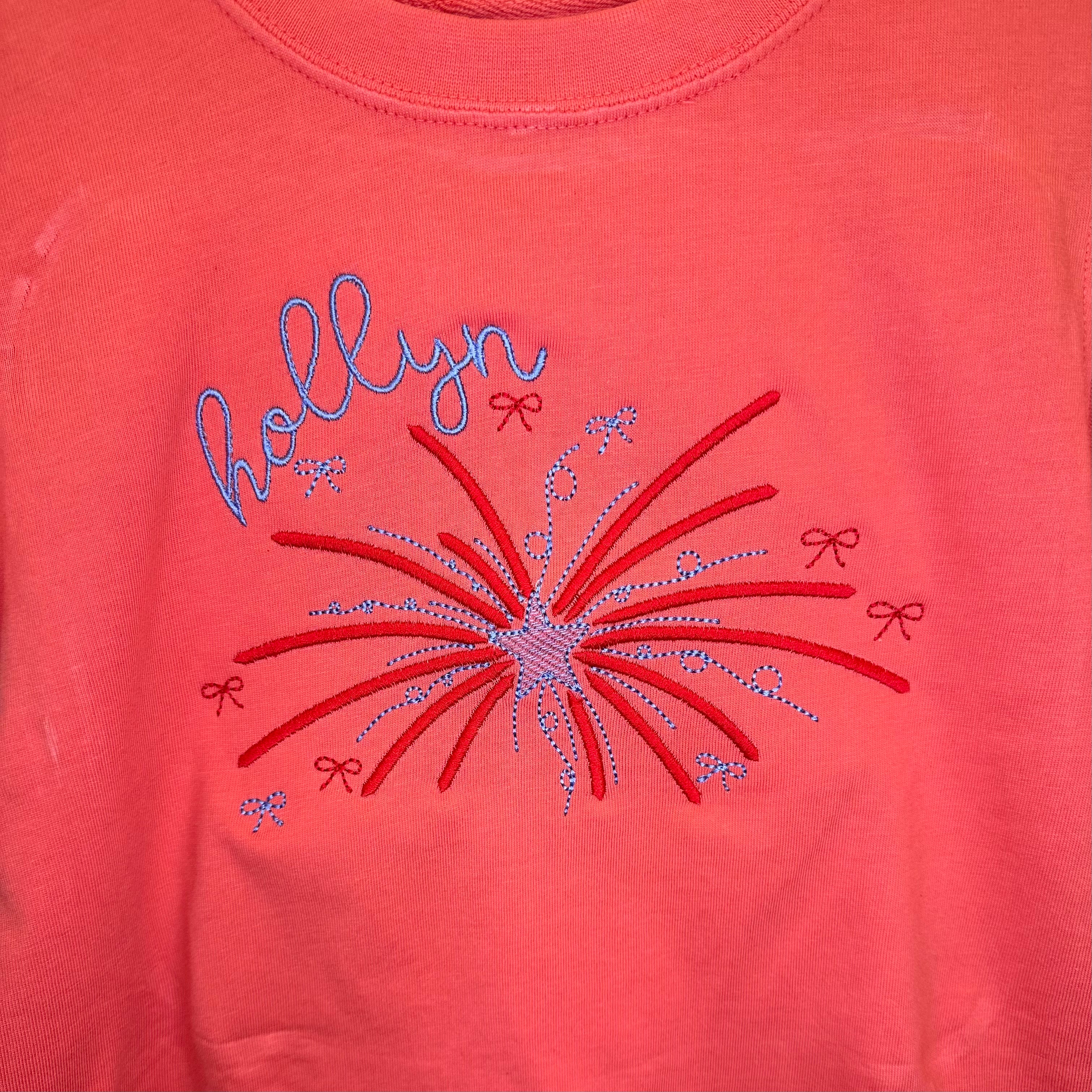 Patriotic Bow Fireworks
