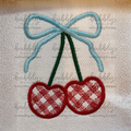 Gingham Cherries Pocket