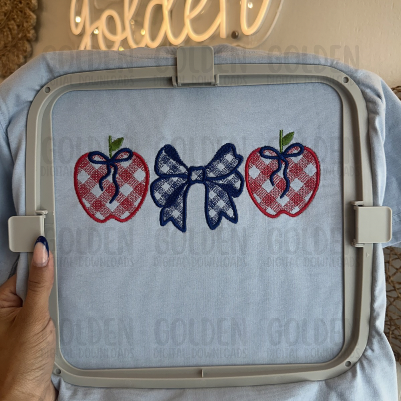 Gingham School Trio