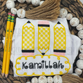 Gingham Pencils